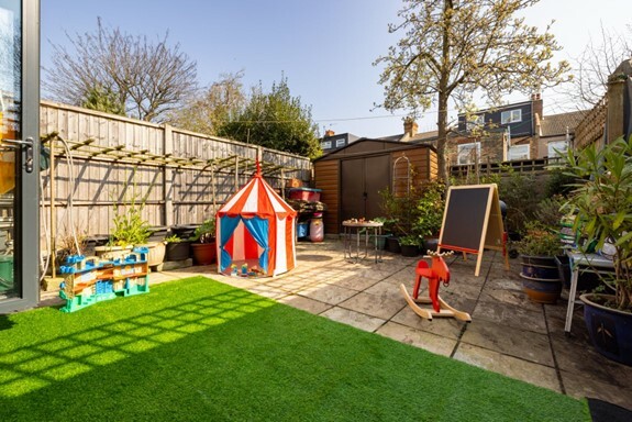 childminder outdoor garden and playzone